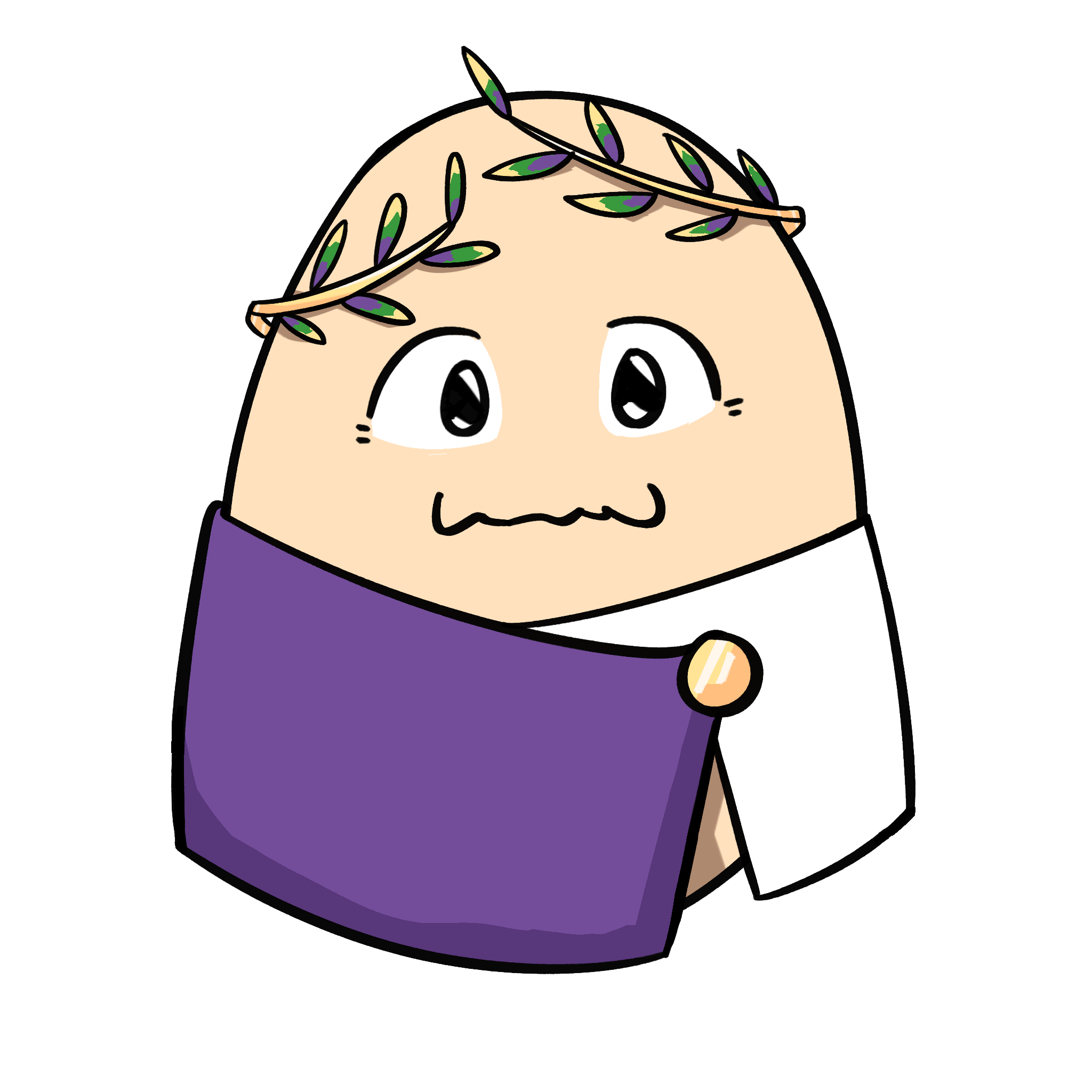 Heroic Sid egg character welcoming families to Egg Academy